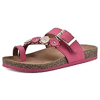 WHITE MOUNTAIN Kids Graffito Signature Comfort-Molded Floral Footbed Sandal