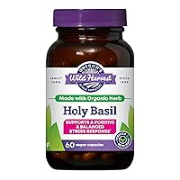 Oregon's Wild Harvest Organic Holy Basil Herbal Supplement, 60 Count