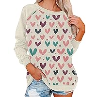 Hawaiian Shirts for Women Couples Gifts Turtle Neck Long Sleeve Shirt Date Soft 3/4 Sleeve Tops for Women
