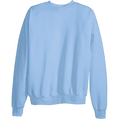 Hanes Men's Sweatshirt, EcoSmart Fleece Crewneck Sweatshirt, Cotton-Blend Fleece Sweatshirt, Plush Fleece Pullover Sweatshirt