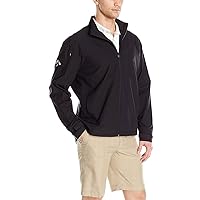 Callaway Men’s Long Sleeve Full-Zip Wind Jacket, Wind and Water Resistant Performance Apparel for Men, Extended Sizes