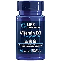 Two-Per-Day 120 Tablet Multi-Vitamin & 60 Softgel 5000 IU Vitamin D3 Supplement Bundle