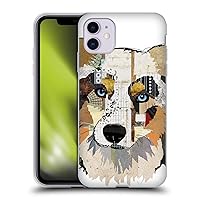Officially Licensed Michel Keck Australian Shepherd Dogs 3 Soft Gel Case Compatible with Apple iPhone 11