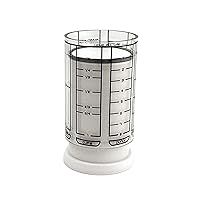 KitchenArt 1 Cup Adjust-A-Cup, Plastic, White