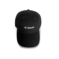 Al Dente Navy Baseball Cap, Funny Pasta & Italian Embroidered Hat, Perfect for Your Pasta Loving Friends, Italian Food Loving Friends, Italy Loving Friends