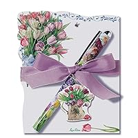Lissom Design 22074 Flower Diecut Notepad