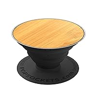 PopSockets: Collapsible Grip & Stand for Phones and Tablets - Bamboo
