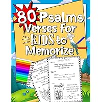 80 Psalms for Kids to Memorize (Memory Verse Workbooks for Kids)