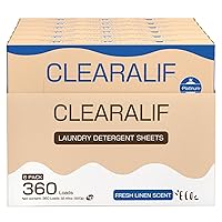 360 Loads Laundry Detergent Sheets Linen Scent, for Travel, Home, Apartment, Dorm, Laundry Detergent Strips Eco Friendly, Hypoallergenic, Liquidless Washing Supplies