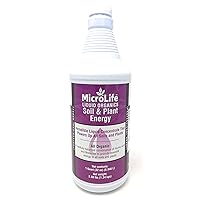 MicroLife Soil & Plant Energy Liquid Organic Concentrate Humic/Fulvic Acid & Molasses Foliar Spray or Root Stimulator, 1 QT
