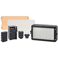 Xit XTLEDPROKIT Professional Portable LED Light and Flash Kit (Black)