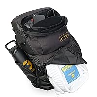 Jiu Jitsu Backpack - Heavy Duty Gym Bag with Waterproof Gi Pocket (Black)