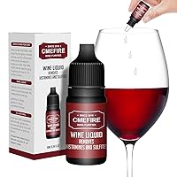 Wine Filter Drops Naturally Reduce Wine Sulfites and Tannins, Eliminate Wine Sensitivity, Remove Wine Allergies and Histamines-(Bottle of 1)