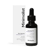 Minimalist Multi Peptide Night Face Serum for Anti Aging with Collagen Boosting | Reduces Wrinkles | Hydrating Serum With 7% Matrixyl 3000 & 3% Bio-Placenta | For Women & Men | 1 Fl Oz / 30 ml