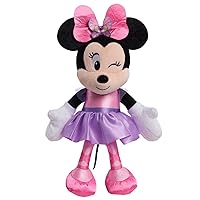 Disney Junior Minnie Mouse Ballerina Small Plush Stuffed Animal, Kids Toys for Ages 2 Up by Just Play