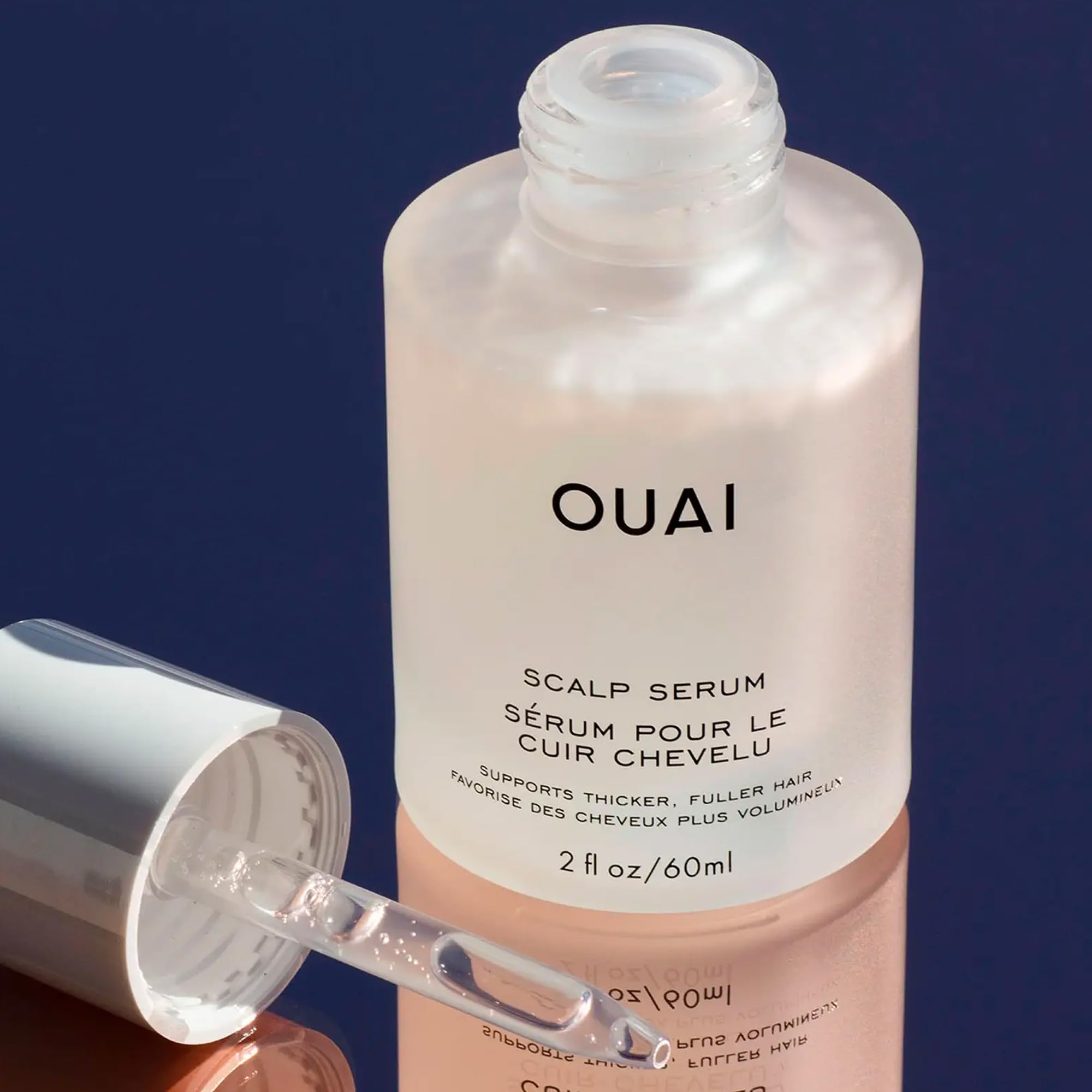 OUAI Scalp Serum - Balancing, Hydrating Formula for Thicker, Fuller-Looking Hair - 2 fl oz