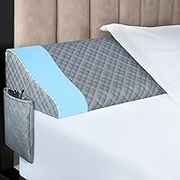 Kayfia Queen Size Pillow Wedge for Headboard Gap Bed Gap Filller (0-8