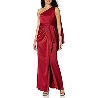 Aidan Mattox by Adrianna Papell Women's One Shoulder Gown
