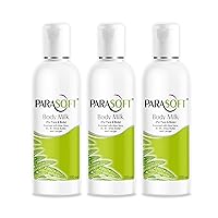 Body & Face Hydrating, Moisturizing & Nourishing Milk Lotion With Aloe Vera, Shea Butter, Vitamin B3 & B6 for Very Dry Skin, Ideal for Acne-Prone Skin - 100 ml (Pack of 3)