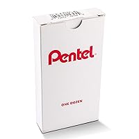 Pentel Arts Sign Pen with Pigment, Black Ink, Box of 12 (ST150-A)
