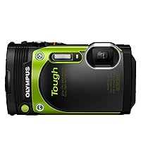 Olympus TG-870 Tough Waterproof Digital Camera (Green) - International Version