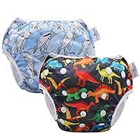 Storeofbaby Reusable Baby Swim Diapers Swimming Pants for Newborn Toddlers 0-3 Years