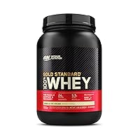 Optimum Nutrition Gold Standard 100% Whey Protein Powder, Vanilla Ice Cream, 2 Pound (Pack of 1)