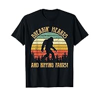 Breakin' Hearts And Ripping Farts Bigfoot Funny Sasquatch T-Shirt