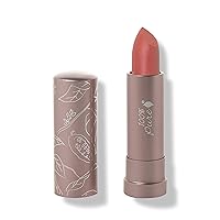100% PURE Cocoa Butter Matte Lipstick Full Stay All Day Coverage, Lasting Moisturizing & Softening Natural Lip Color for All Skin Tones, Vegan Fruit Pigmented Mirage (Cool Deep Dusty Pink) - 0.15 oz