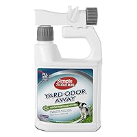 Simple Solution Yard Odor Away! Hose Spray Concentrate | Pet Odor Eliminator for Outdoors | 32 oz