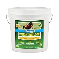 Farnam Weight Builder Horse Weight Supplement, Helps Maintain Optimal Weight and Body Condition with no Sugar Added, 7.5 pounds, 30 Day Supply