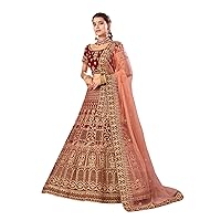 Maroon,Bridal Women Indian Heavy Embroidered Velvet Bollywood Designer Lehenga Choli With Dori Zarkan work 6987 f