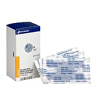 First Aid Only FAE-3130 SmartCompliance Refill Blue Metal Detectable Knuckle Foam Bandages, 20 Count