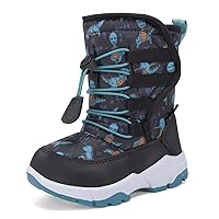 FANTURE Winter Snow Boots for Boy and Girl Outdoor with Fur Lined(Toddler/Little Kids)