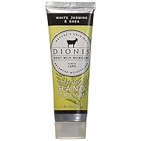 Dionis - Goat Milk Skincare White Jasmine and Shea Scented Hand Cream (1 oz) - Made in the USA - Cruelty-free and Paraben-free