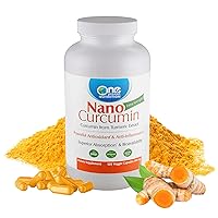 Nano Curcumin 500mg — Turmeric Curcumin Gluten Free Water Soluble Supplements for Better Absorption, Turmeric Capsules, Non-GMO - 120 Veggie Capsules