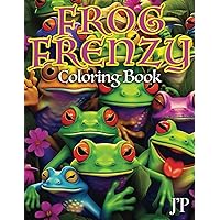 Frog Frenzy Coloring Book