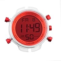 Watx&Colors XXL Digital Mens Digital Quartz Watch with Rubber Bracelet RWA1741
