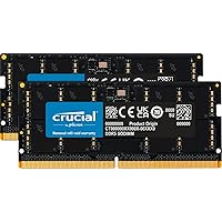 Crucial RAM 64GB Kit (2x32GB) DDR5 5600MHz (or 5200MHz or 4800MHz) Laptop Memory CT2K32G56C46S5