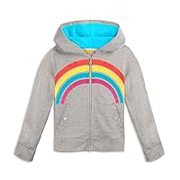 Mightly Fleece Zip-up Hoodie | Boys & Girls' Organic Cotton Hooded Sweatshirts, Soft Winter Clothes, Fall Jackets w/Pockets