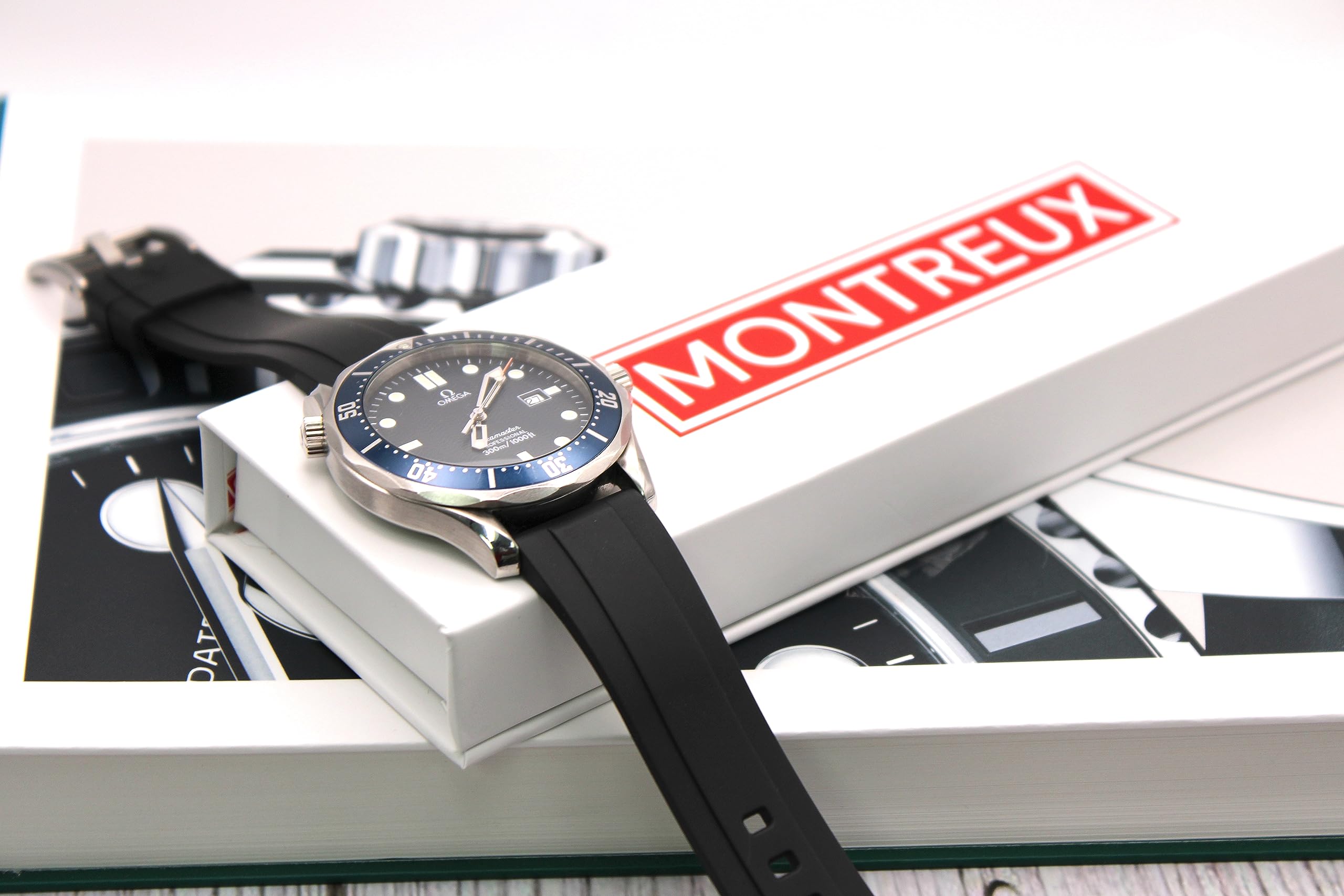 MONTREUX Premium Quick Release FKM Rubber Watch Strap Band for Rolex, Omega, TAG Heuer, Seiko & More