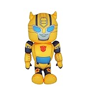WAHU Aqua Pals Transformers Bumblebee Plush Water Toy for Kids Ages 2+, Fast-Drying Waterproof Plush Doll Toy for Pool and Bathtub, Yellow, 16