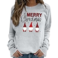 Christmas Tops for Women Snowflake Boat Neck Long Sleeve Pullover Fun and Cute Graphic Blouse Tshirt Tops