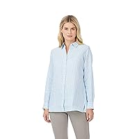 Foxcroft Women's Jordan Long Sleeve Summer Stripe Shirt