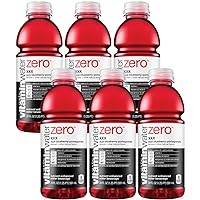Vitamin Water Zero, Acai-Blueberry-Pomegranate - XXX, 20oz Bottle (Pack of 6, Total of 120 Oz)
