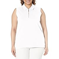 Tommy Hilfiger Women's Essential Elevated Short Sleeve Zip Polo