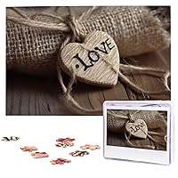 Writing On The Wooden Sign Print Puzzles Personalized Puzzle for Adults Wooden Picture Puzzle 1000 Piece Jigsaw Puzzle for Wedding Gift Mother Day