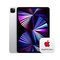 Apple 2021 11-inch iPad Pro (Wi-Fi + Cellular, 2TB) - Silver with AppleCare+ (2 Years)