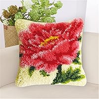 Meedyii Throw Pillow for The The Set Crochet Hooks Kit,in A Suitcase Thread Knitting Tools,Handmade Flower Carpet Mat Zd1112-40Cm