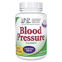 Michael's Naturopathic Programs Blood Pressure Factors - 180 Vegetarian Tablets - Blood Pressure Support, Nourishes Cardiovascular & Nervous Systems - Gluten Free, Kosher - 60 Servings